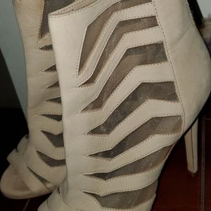 GUESS Suede Heels with Zippers